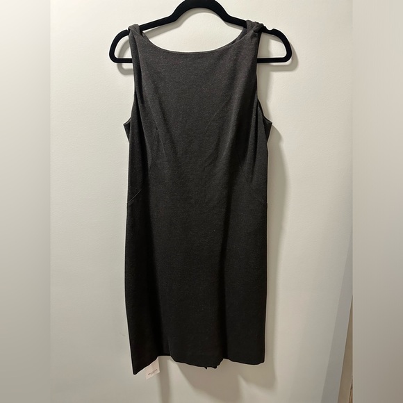 NWT M.M.Lafleur Grey Ponte dress, Sz 12 - Picture 1 of 5